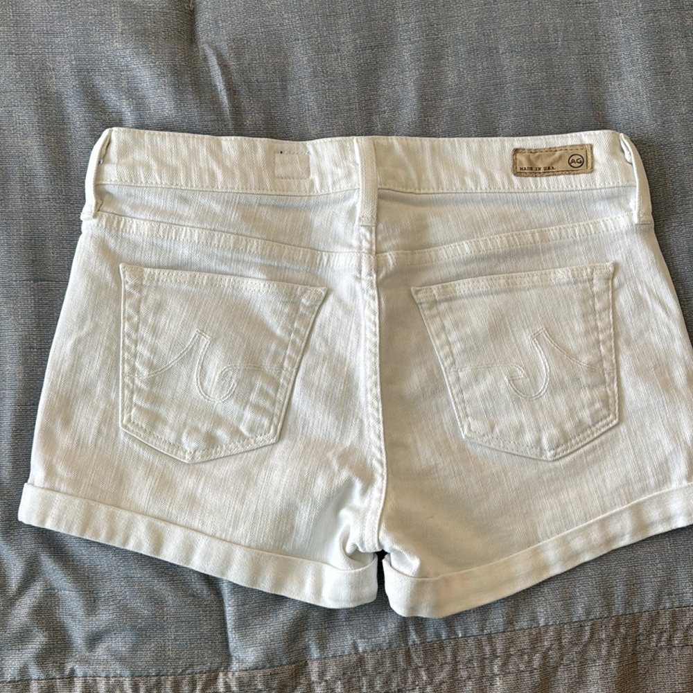 The pixie AG White Denim Shorts like new - Picture 6 of 7